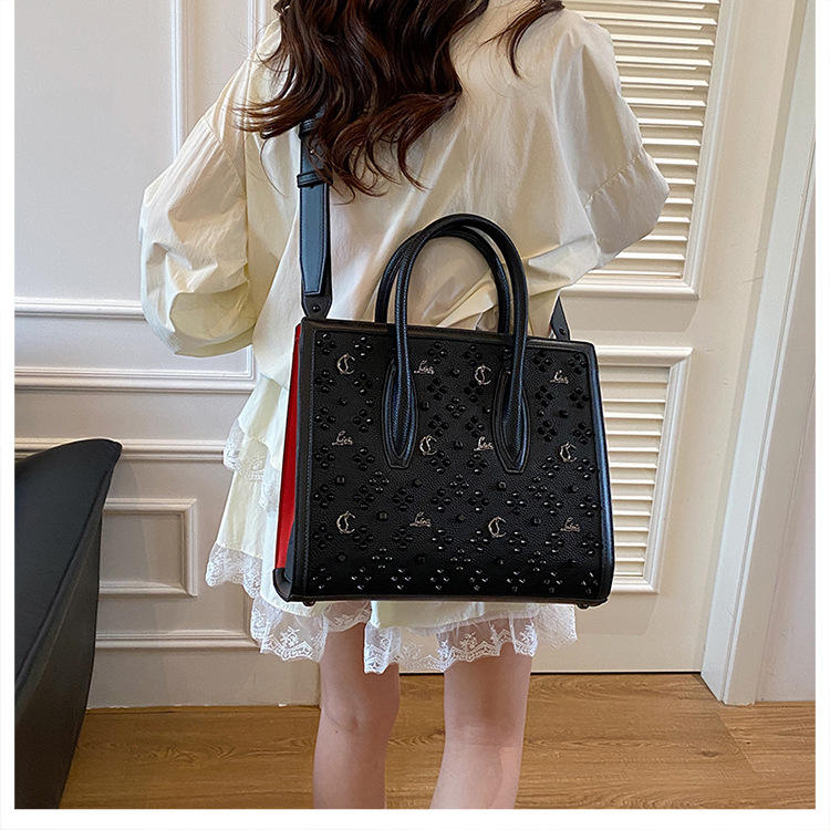 Retro Style Large-Capacity Portable Shoulder Bag for Women Durable Casual Tote with Zipper Closure Fashionable New Design - Image 3
